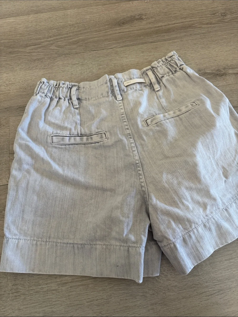 Anthropologie Pilcro Ultra High Rise Acid Wash Denim Shorts 26 Slim Boyfriend - Picture 5 of 12